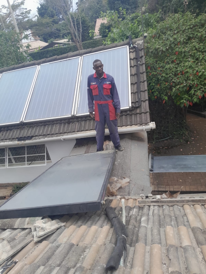 Commercial Solar Power Grid Installation